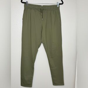 Zyia Women’s Active Everywhere Jogger Pants Med Solid Olive Green With Pockets